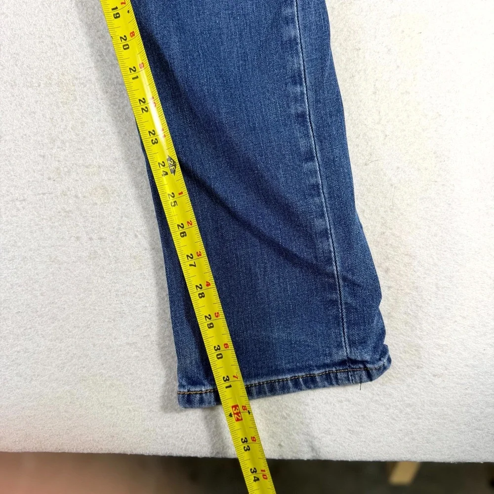 Levi's 511 Jeans Mens 34x32 Blue Denim Streetwear Grunge Americana Straight Leg